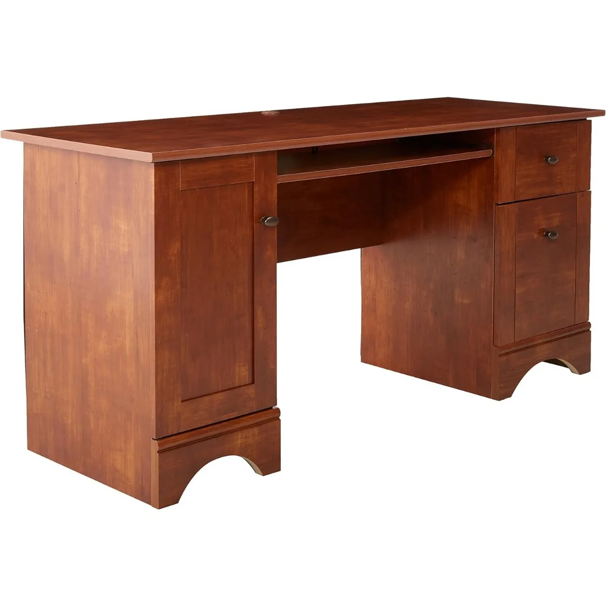 Sauder Computer Desk, Brushed Maple finish