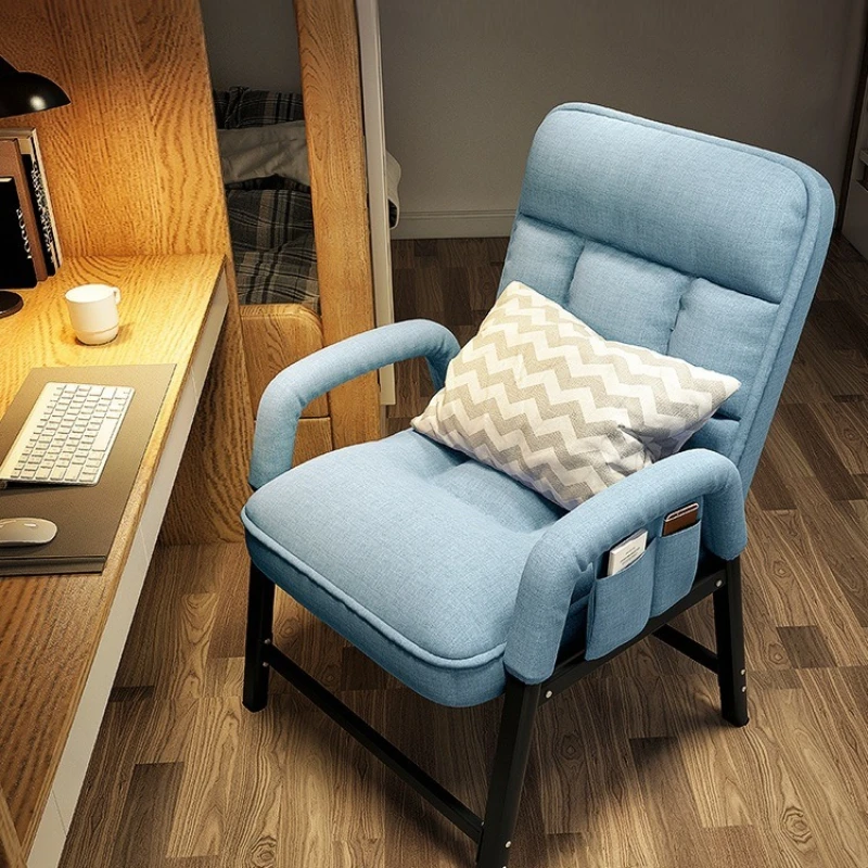 

Home computer chair, dormitory lazy chair, bedroom chair backrest, gaming seat, leisure office study folding