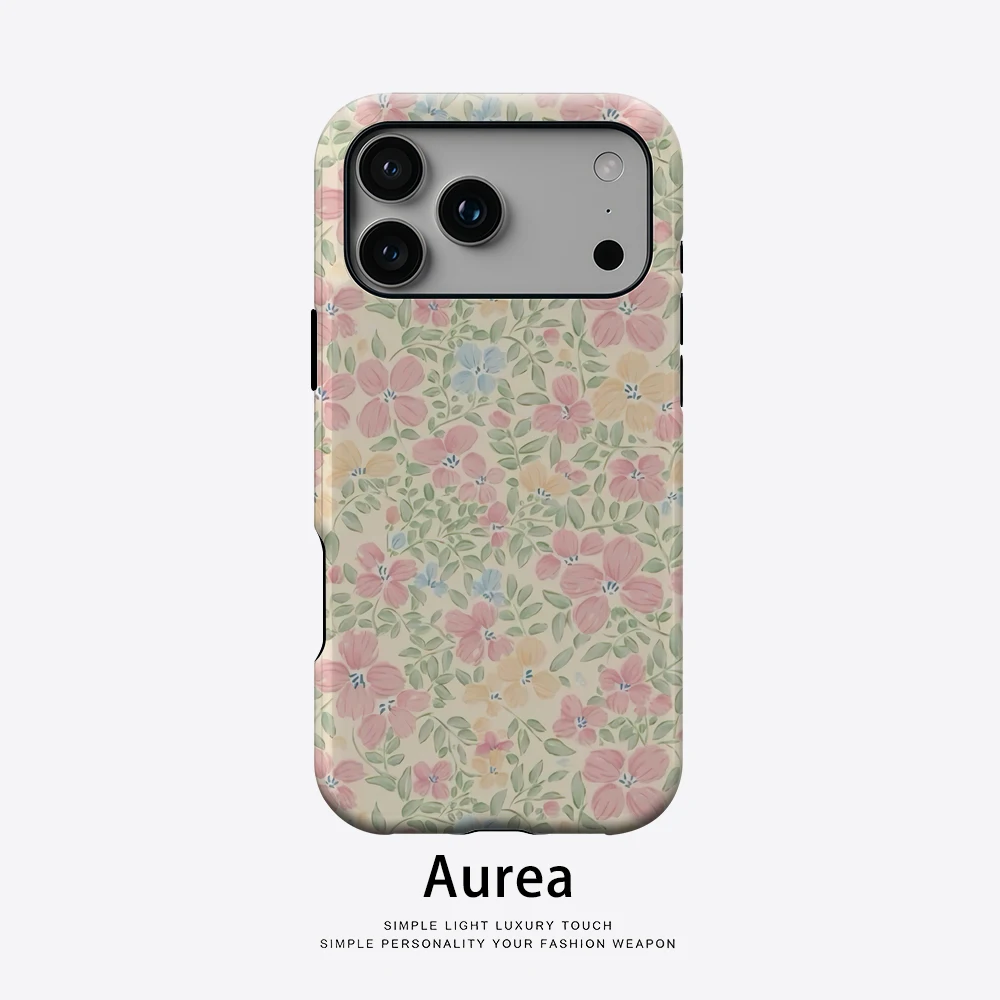 Pastell Bloom Handyhülle für magnetische Handyhülle für iPhone 17 16 15 14 13 Pro Max Plus Single Double-Layer Tough Case