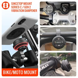 Motorcycle Handlebar Phone Holder Anti Vibration Damper  MTB Road Bicycle Moto Aluminum Mount Aecurity Protection Accessories