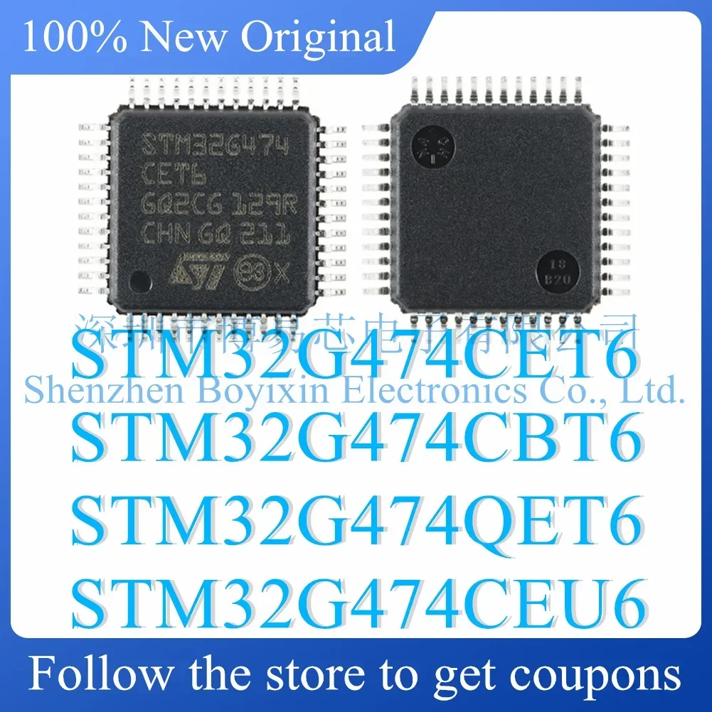 

STM32G474CET6 STM32G474CBT6 STM32G474QET6 STM32G474CEU6 Original genuine