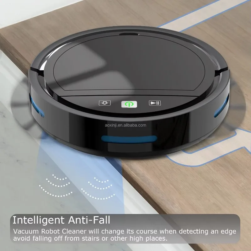 Smart Floor Robotic Vacuum Cleaner Auto Intelligent Robot Vacuum Cleaner App Remote Control Powerful Vacuum Cleaner