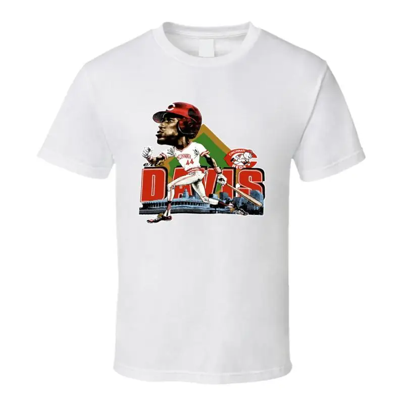 

Eric Davis Baseball Caricature White T Shirt Fans All Size Unisex Ng1088