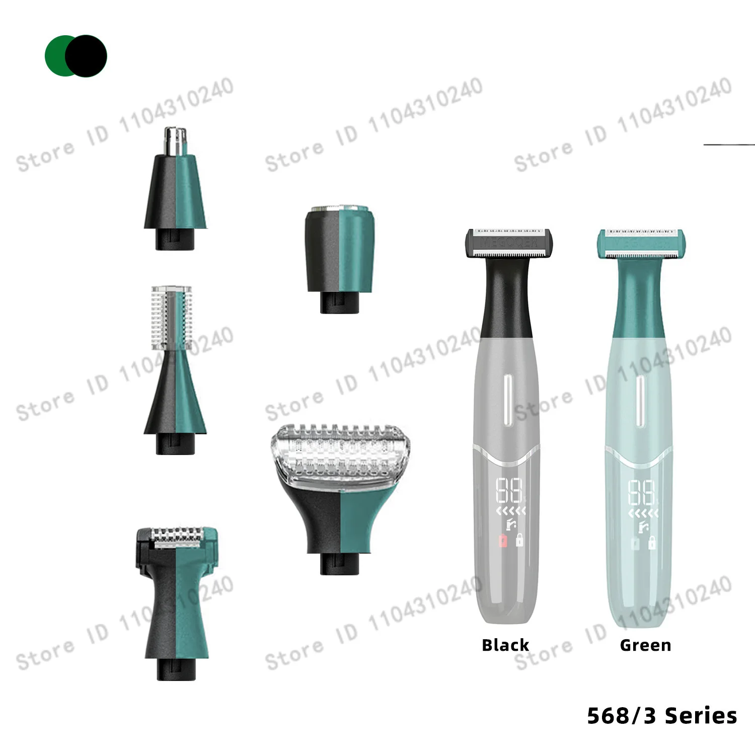 Body Hair Trimmer Replace Blades T-blade Precision, Bikini Hair Trimmer, Nose Trimmer, Sideburns Hair Blade, Eyebrow Trimmer image 5