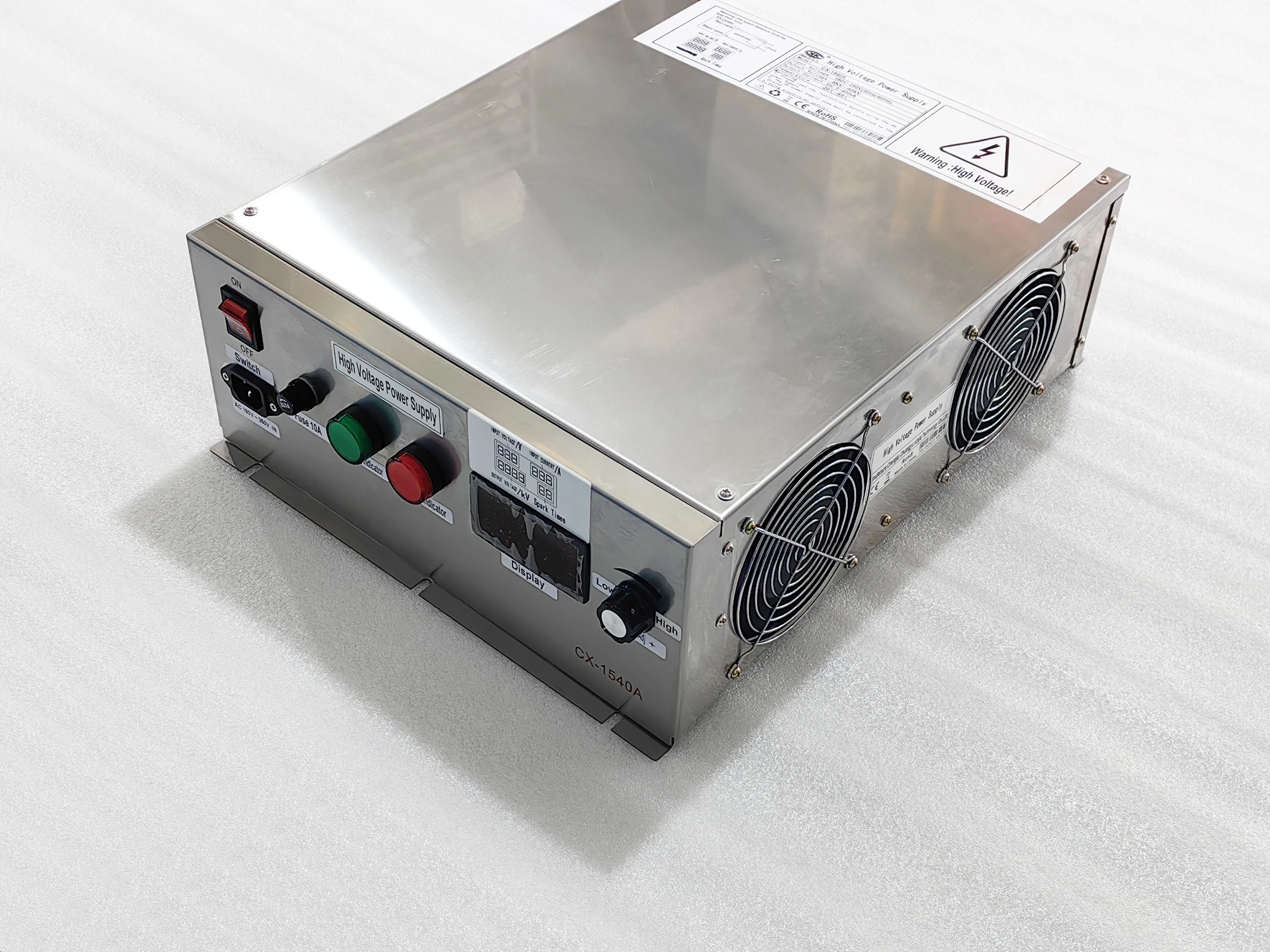 High Voltage Power Supply with 5KV-40KV CX-1540A with Display 1500W