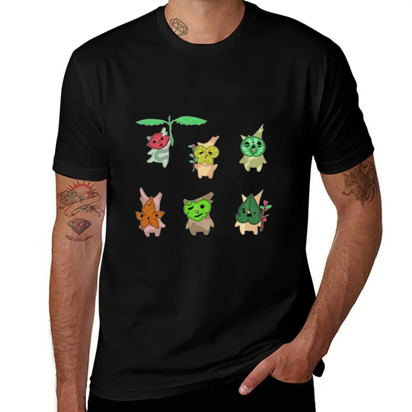 Korok Sheet T-Shirt Christmas Casual Tee Shirt T-Shirt