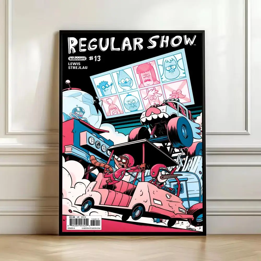 R-Regular Cartoon Show Painting Calligraphy HD Art Wall Waterproof Home Living Room Bedroom Bar Decorative Paintings