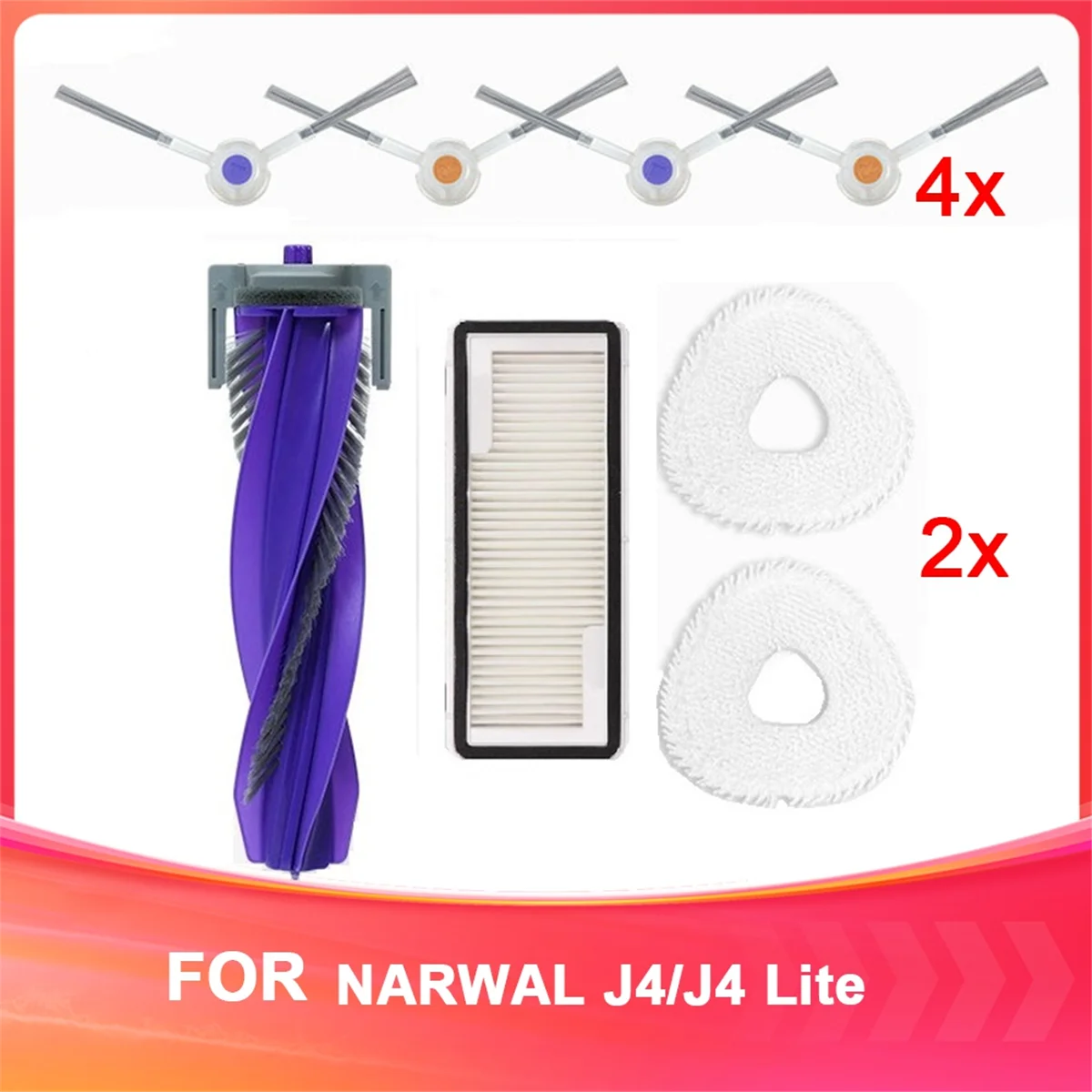 

AB32-For NARWAL J4/J4 Lite Replacement Consumables Sweeper Consumables