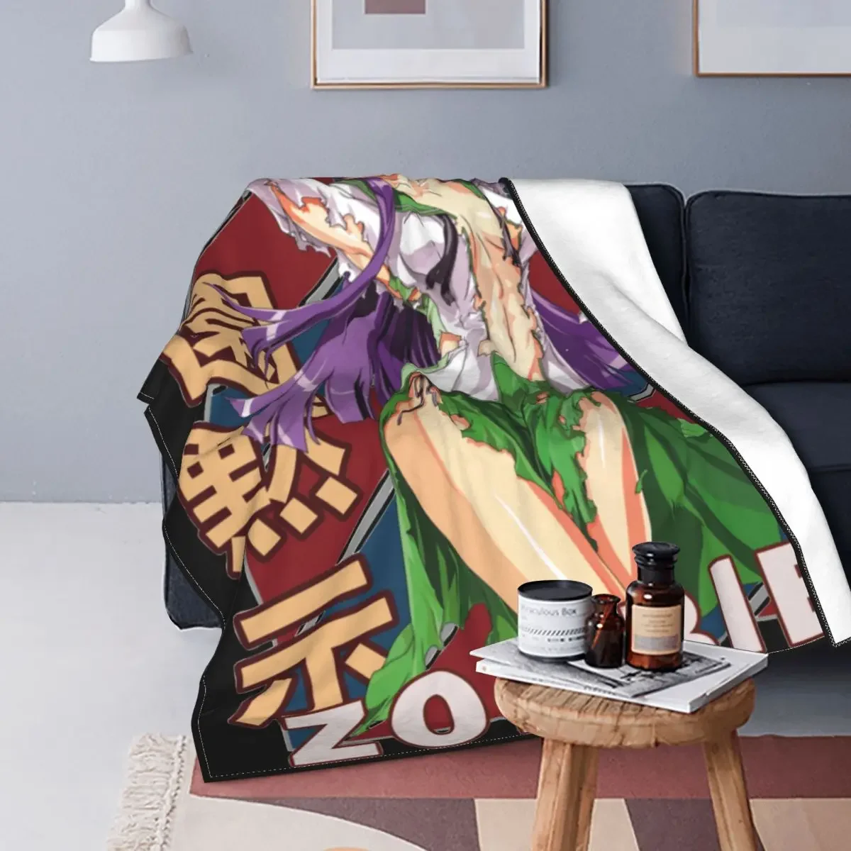 Saeko Busujima Highschool Of The Dead Hotd Flannel Throw Blankets Blankets for Bedding Bedroom Warm Bed Rug  demogorgon