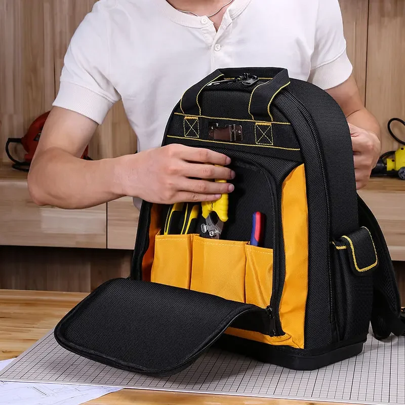 

Electrician Tool Bags Professional Greener Tool Bags Backpack Storage Carpentry Tools and Accessories Multi-functional Work