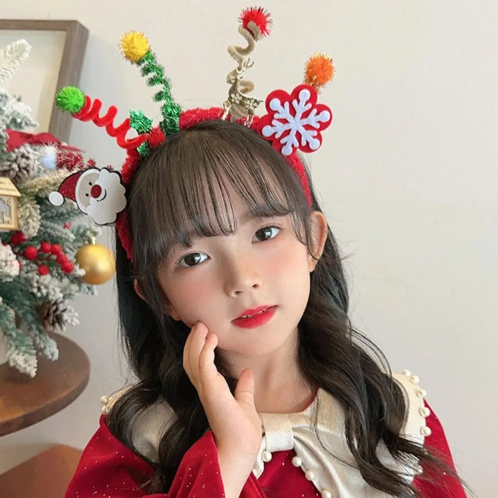 

Hair Accessories Christmas Headband Merry Chritmas Hairband Santa Claus Hair Hoop Headpiece Xmas Antler Hair Hoop Outdoor