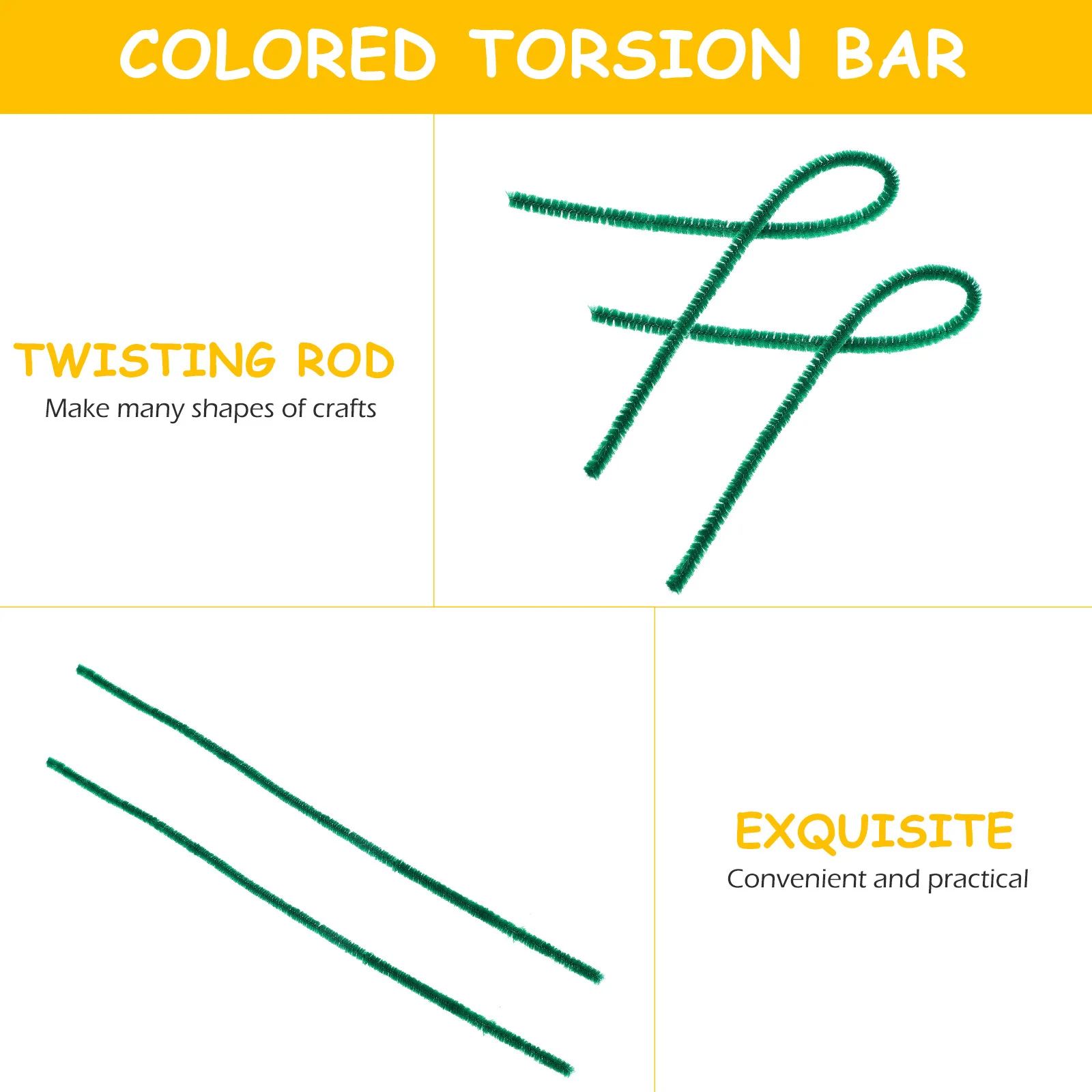 200 peças hastes de chenille dobráveis limpadores de tubos coloridos para artesanato diy animais plantas hastes de chenille