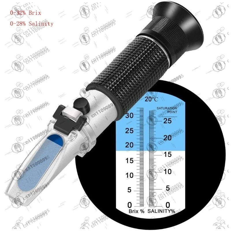

Ручной рефрактометр Измеритель сладости фруктов Измеритель сладости 0-32% Рефрактометр Обнаружение режущей жидкости