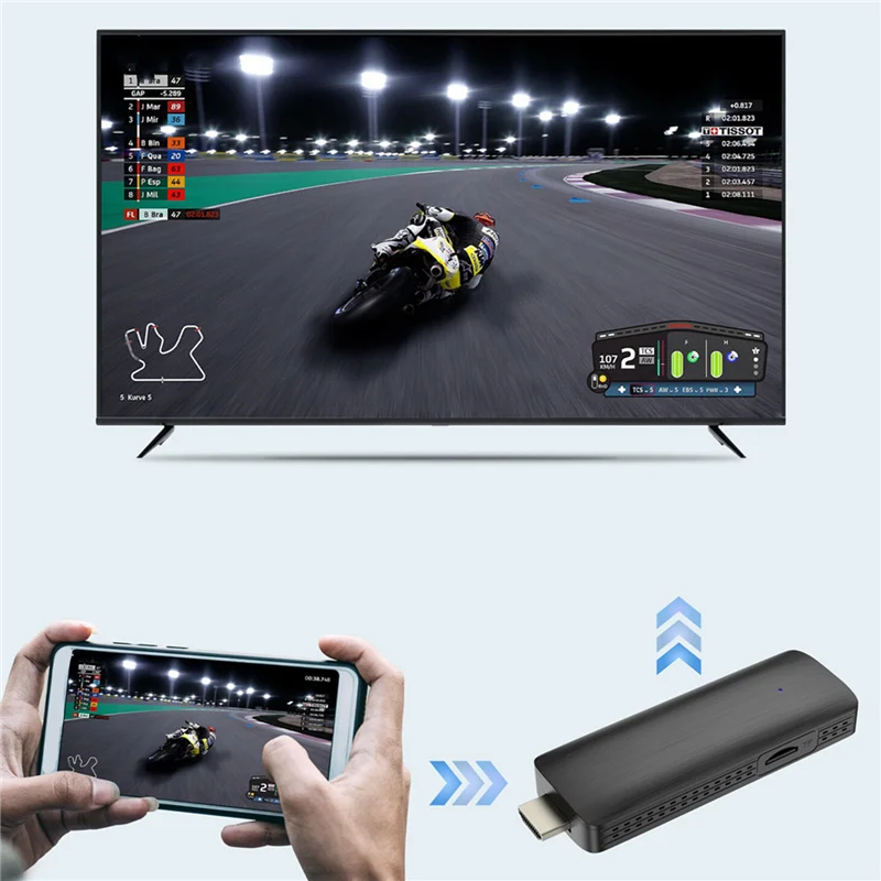 【Top Picks】TV Box Stick Plastic TV Stick Android TV HDR Set Top OS 4K BT5.0 Wifi 6 2.4/5.8G Android 10 Smart Sticks Android Medi