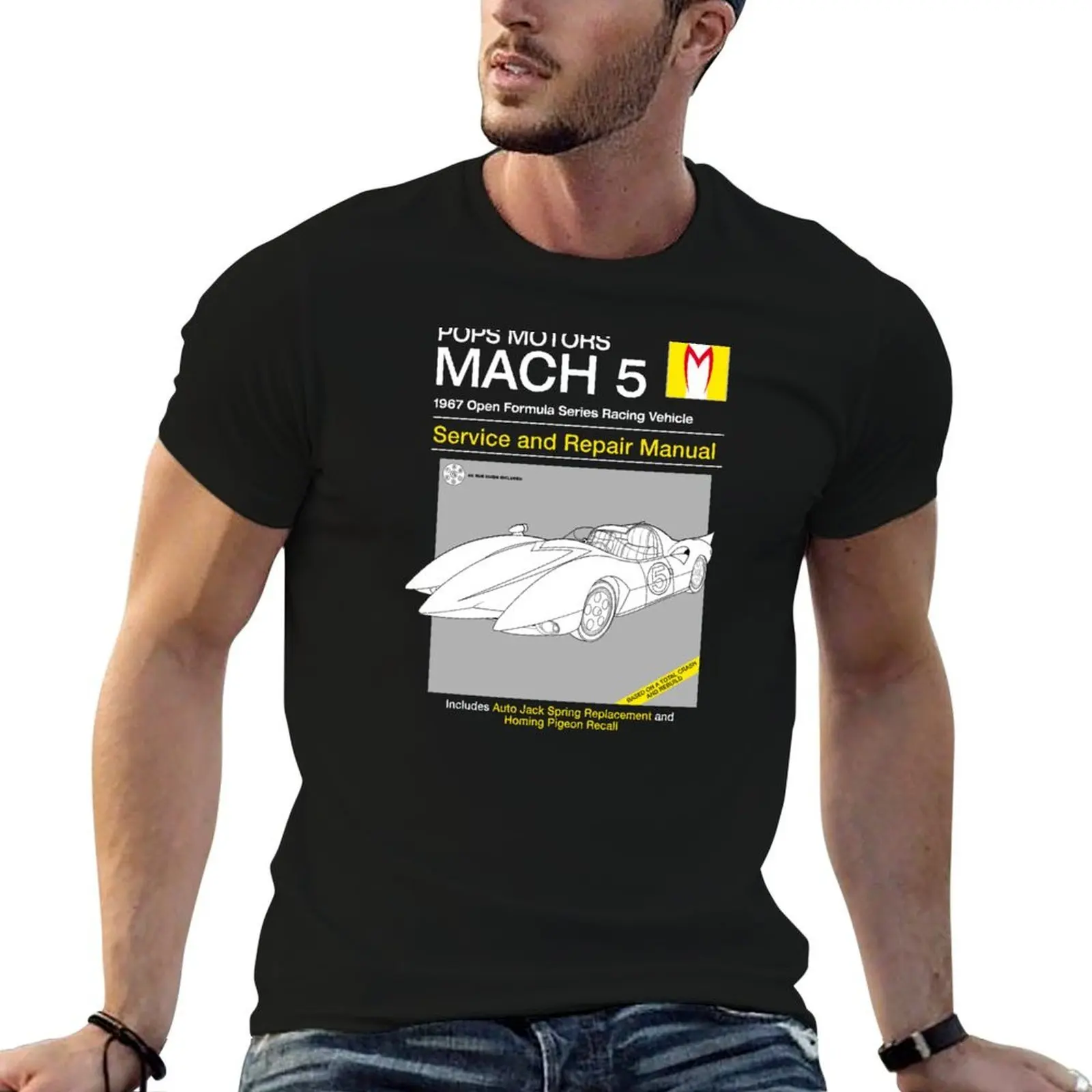 Mach 5 Service and Repair T-Shirt vintage t shirts luxury slim fit t shirts for men