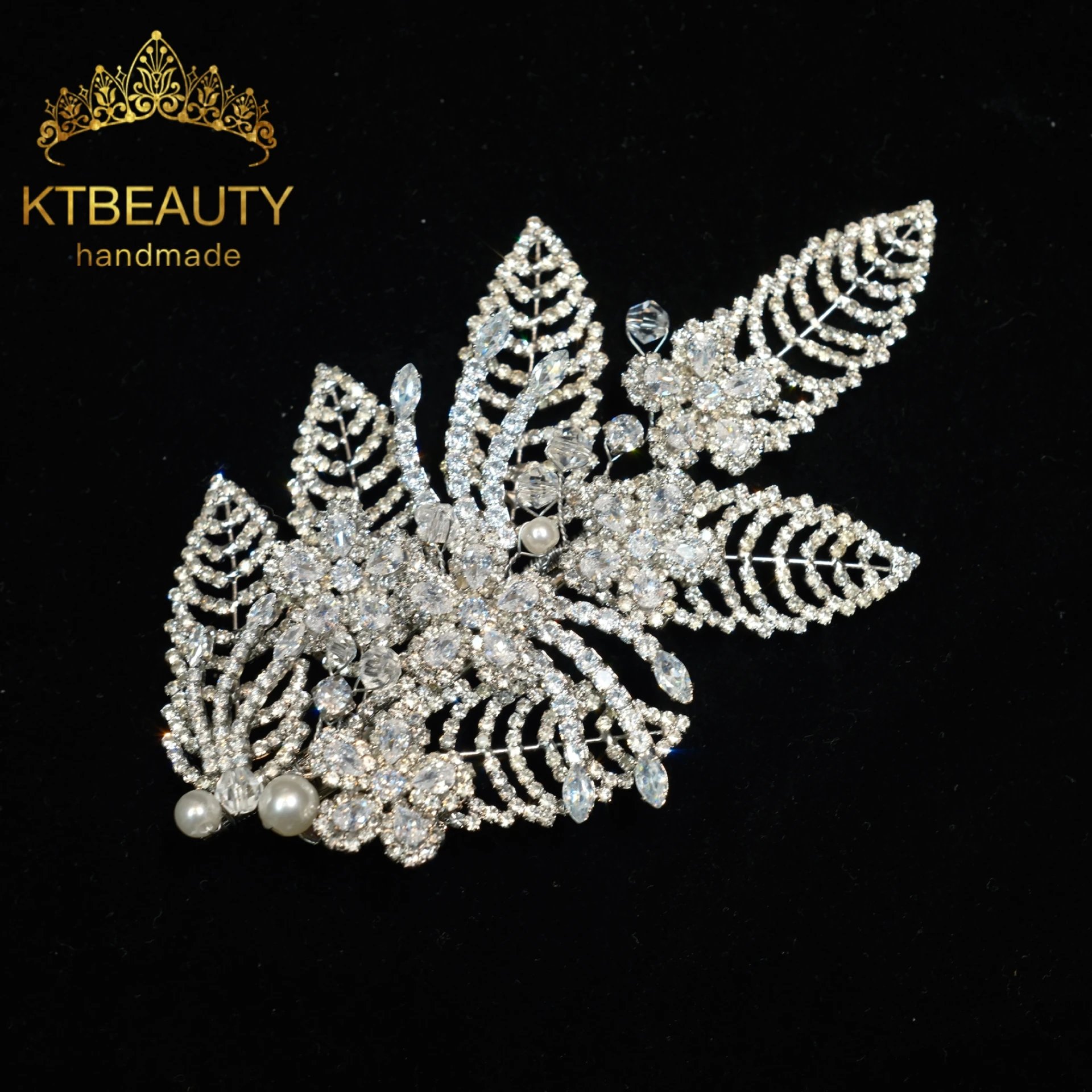 

Ktbeauty: Изящный свадебный головной убор ручной работы с кристаллами, модное украшение для волос для женщин, 3 дизайна, популярные свадебные аксессуары для волос