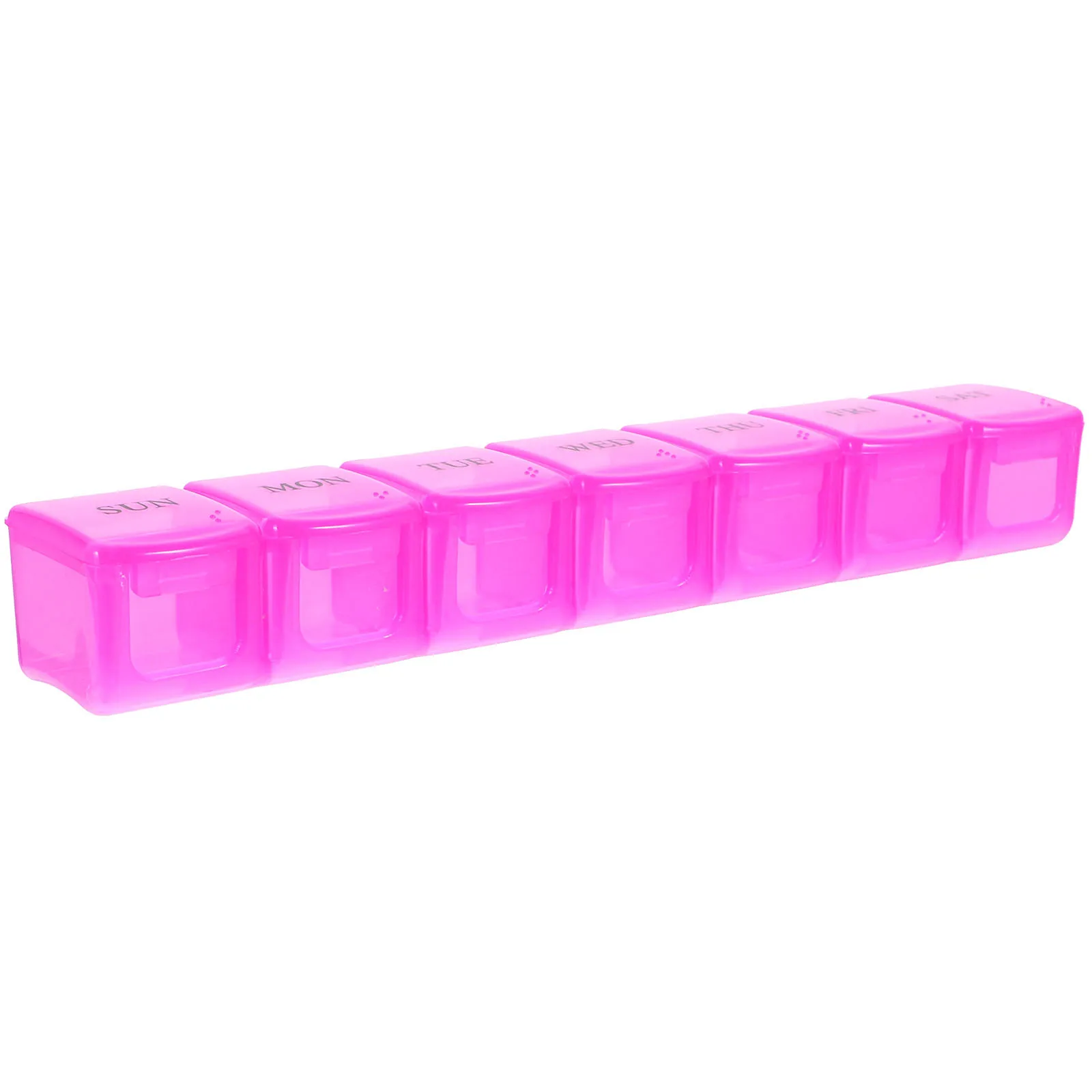 

7 Day Pill Organizer Travel Case Portable Medicine Box Compact Daily Organizer Moisture Proof Pocket Friendly Design