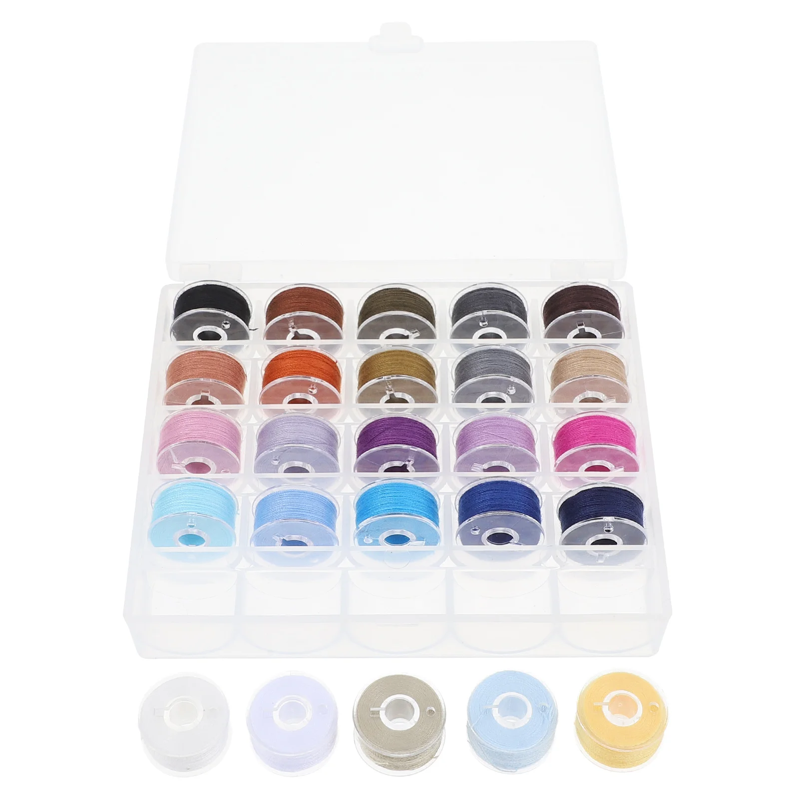 1 مجموعة ماكينة خياطة بكرة المواضيع متعدد الألوان السلس DIY بها بنفسك اللحف الخياطة التطريز الموضوع لليد أو آلة