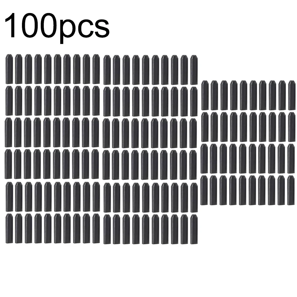 100Pcs Heat Shrink End Caps Waterproof Cable End Caps Insulation Heat Shrink Tubing Caps for Electrical Wire Cable Connector