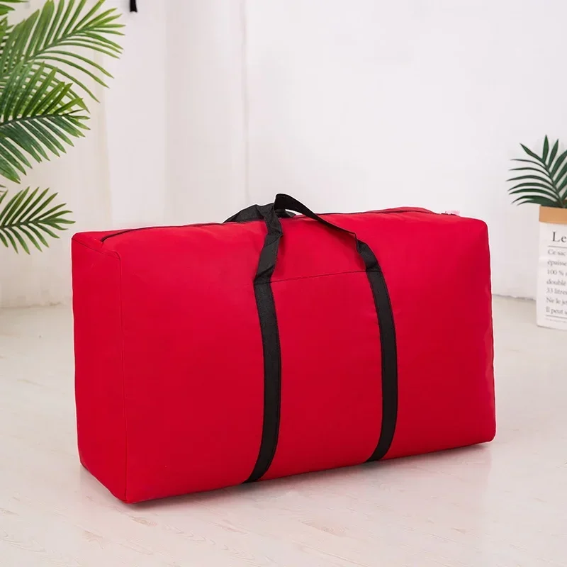 Oxford cloth Bag Large Capacity Storage Moving Bags Clothes Quilt Blanket Luggage Packing Package Zipper Tote Home Organizer