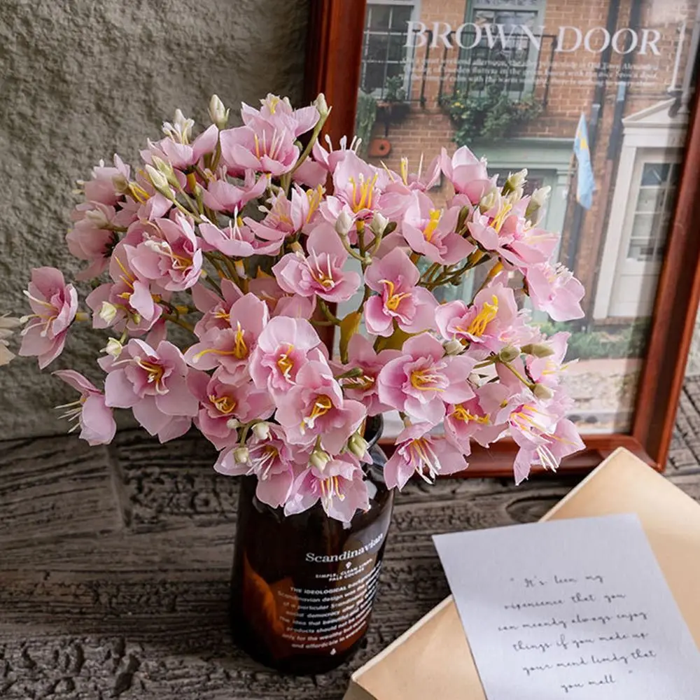 

Real Touch Artificial Narcissus Bouquet Elegant Luxury Silk Narcissus Flower Handmade Fake Flower Wedding Decor