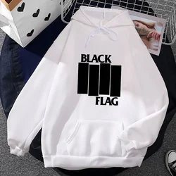 Black Flag Band Print Clothing Punk Rock Style Street Sweatshirt Men/women Causal Comfortable Pullovers Fall Fleece Hoodies