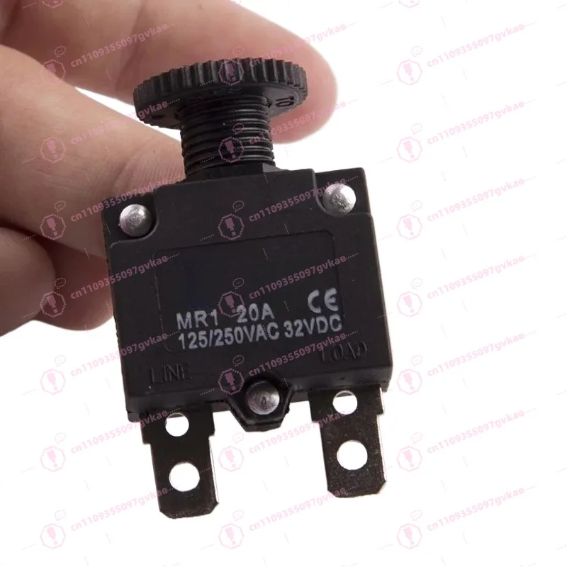 

125/250VAC 32VDC 20A motor, miniature circuit breaker, protector switch limit viewership of