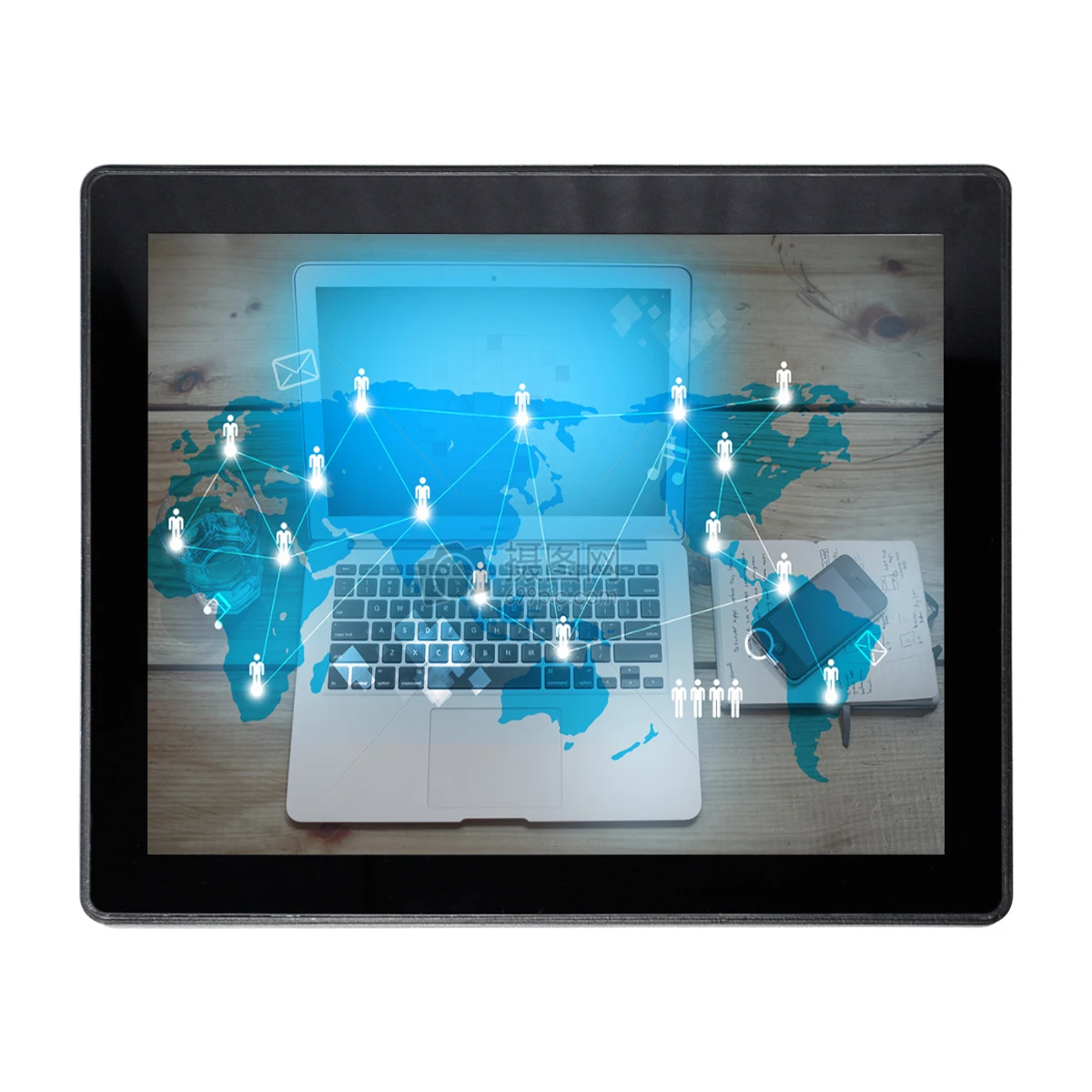 Ip65 Waterproof Customized 17 Inch Pcap Touch Monitor Open Frame Lcd Computer Touch Screen Monitor