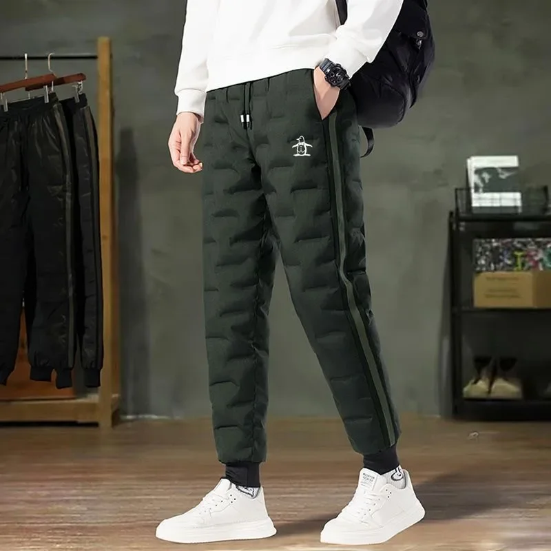 

Winter Keep Warm Men's Golf Wear 2024 Golf Pants Men Golf Clothes Sports Down Pants High Quality Men Casual Golf Cotton Trousers