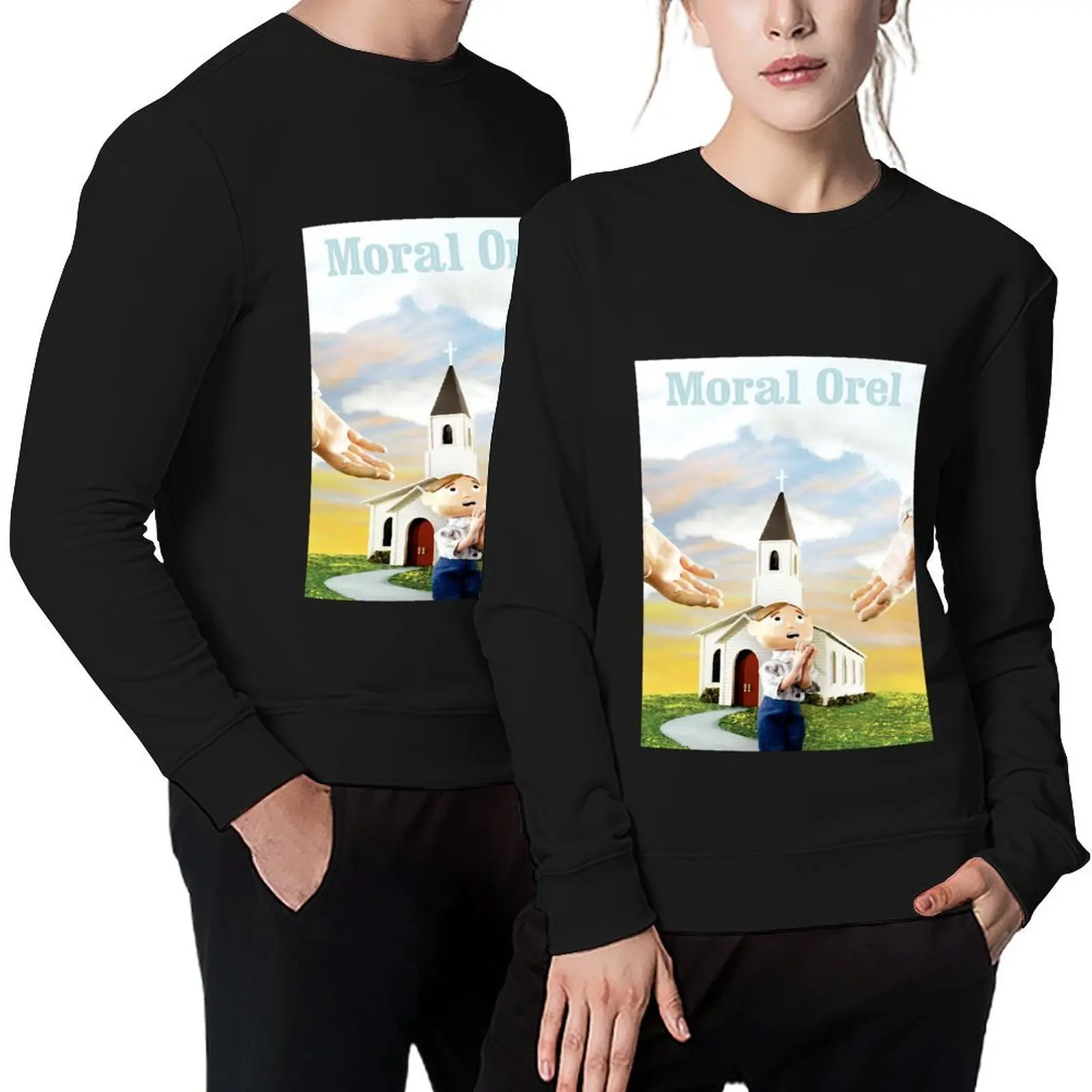 

Moral orel Pullover korean clothes men's winter sweater male clothes tracksuits new sweatshirt