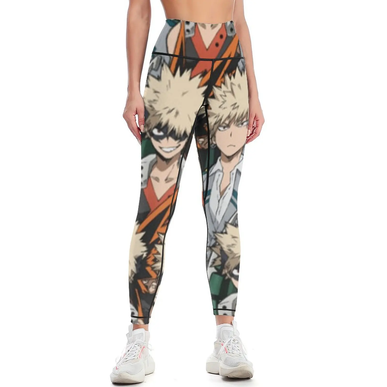 

Katsuki Bakugo Leggings Fitness's gym clothes legings for fitness Womens Leggings