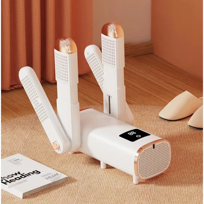 Wholesale Automatic Portable Electric Shoe Drying Machine Home Travel Hotel Intelligent Deodorization Dehumidification Foldable
