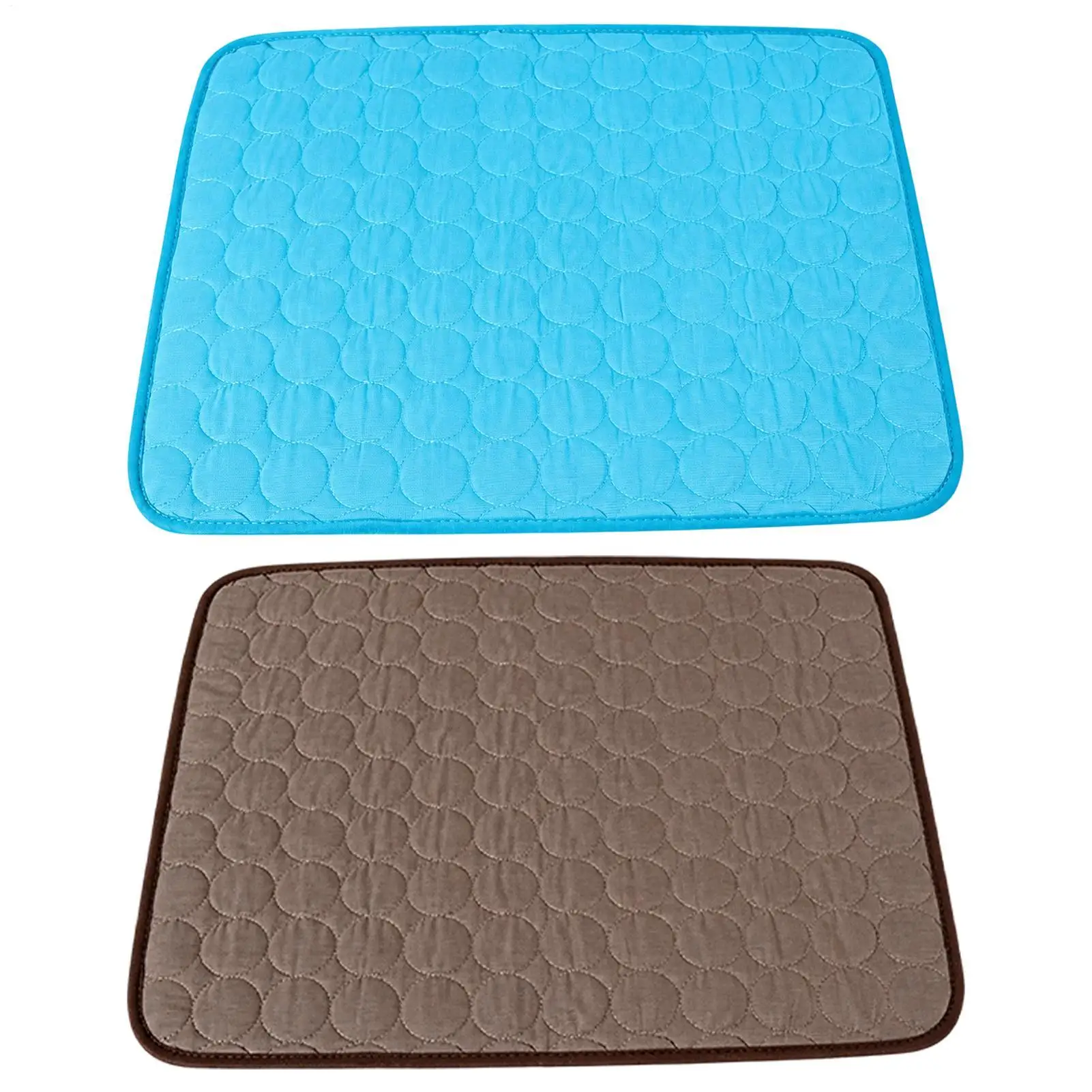 

Dog Cooling Mat Ice Silk Washable Breathable Portable Cooling Pet Mat For Sofa Bed Floor Crate Car Seat Kennel Small Medium And