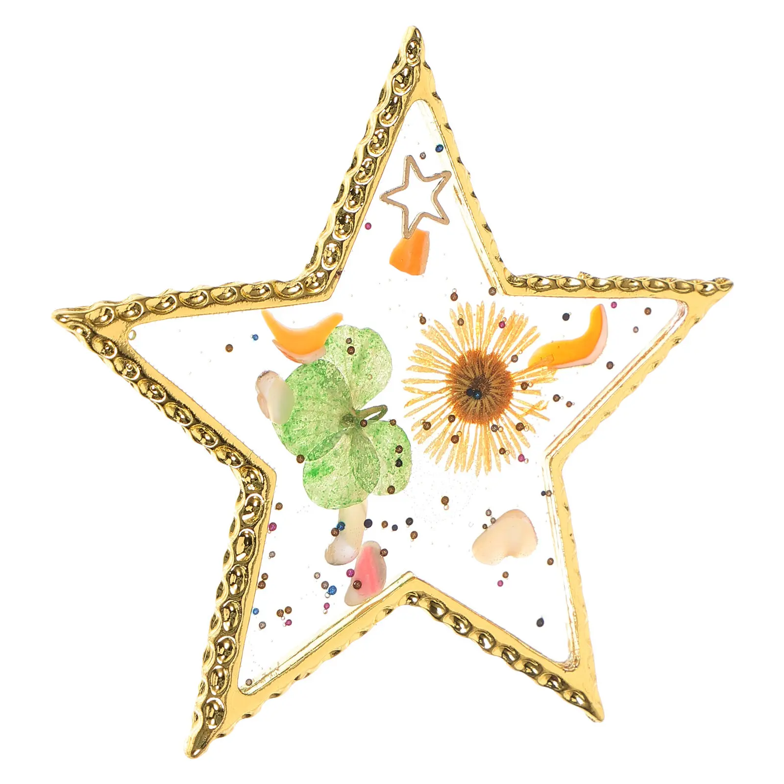 

Палитра для смешивания гель-лаков в форме звезды из смолы для маникюра, профессионального и домашнего использования, с гладкими краями, легко использовать