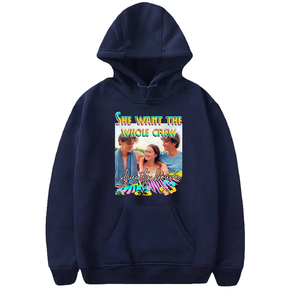 De Zomer Werd Ik Mooie Hoodie Amerikaanse Televisie Met Lange Mouwen Vrouw Man Sweatshirts Met Capuchon Casual Mode Kleding