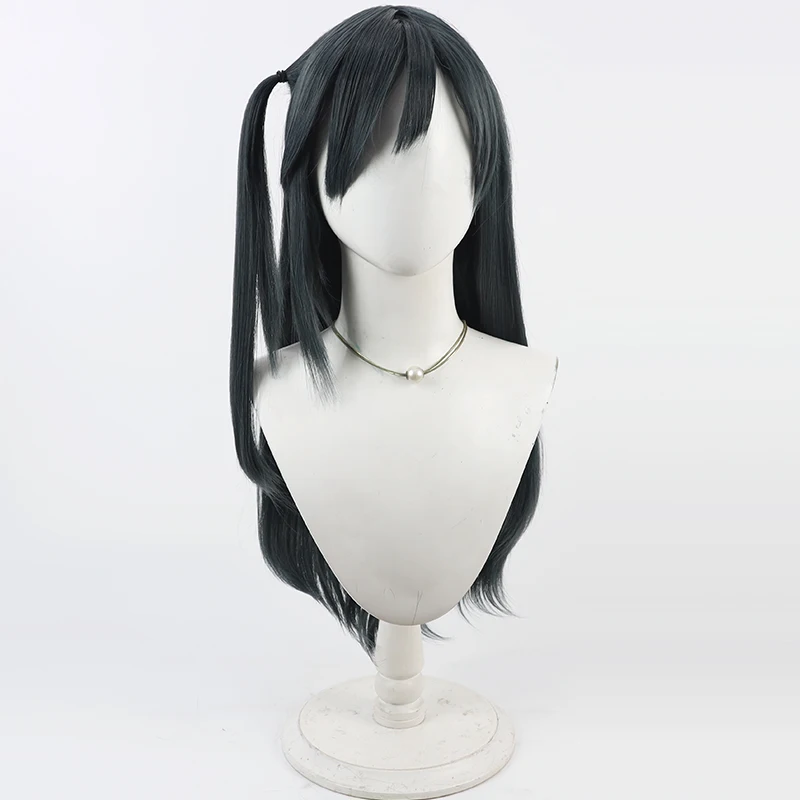 Virtual YouTube Vtuber Yuuki Setsuna Cosplay Wig Halloween Carnival Party Props Synthetic Hair Heat Resistant Fiber + Wig Cap