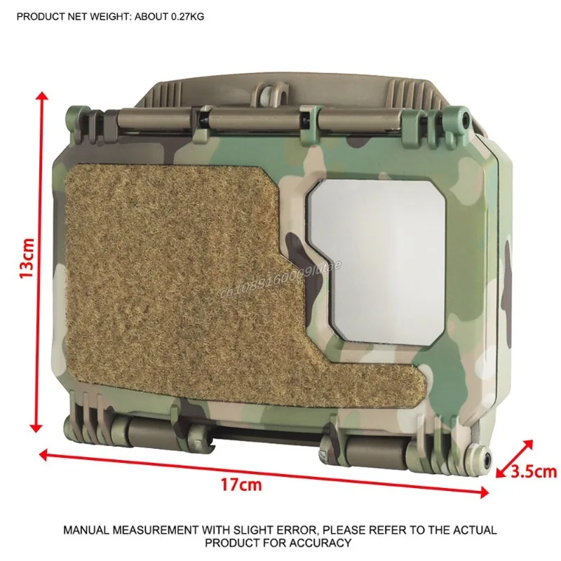 Mobile Phone Holder Storage Box V2 Tactical Navigation Board for AVS KZ Hunting Plate Carrier MOLLE Equipment Airsoft Training