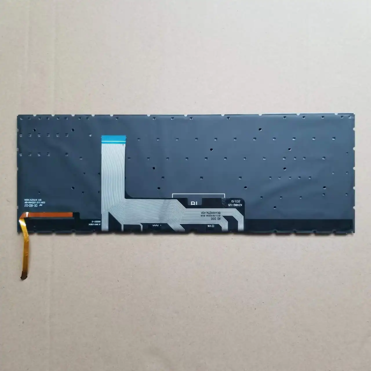لوحة مفاتيح جديدة لـ HP OMEN 15-EN 15-EK TPN-Q236 TPN-Q238 15-EK0019NR مع لون أحمر بإضاءة خلفية بدون إطار تخطيط أمريكي
