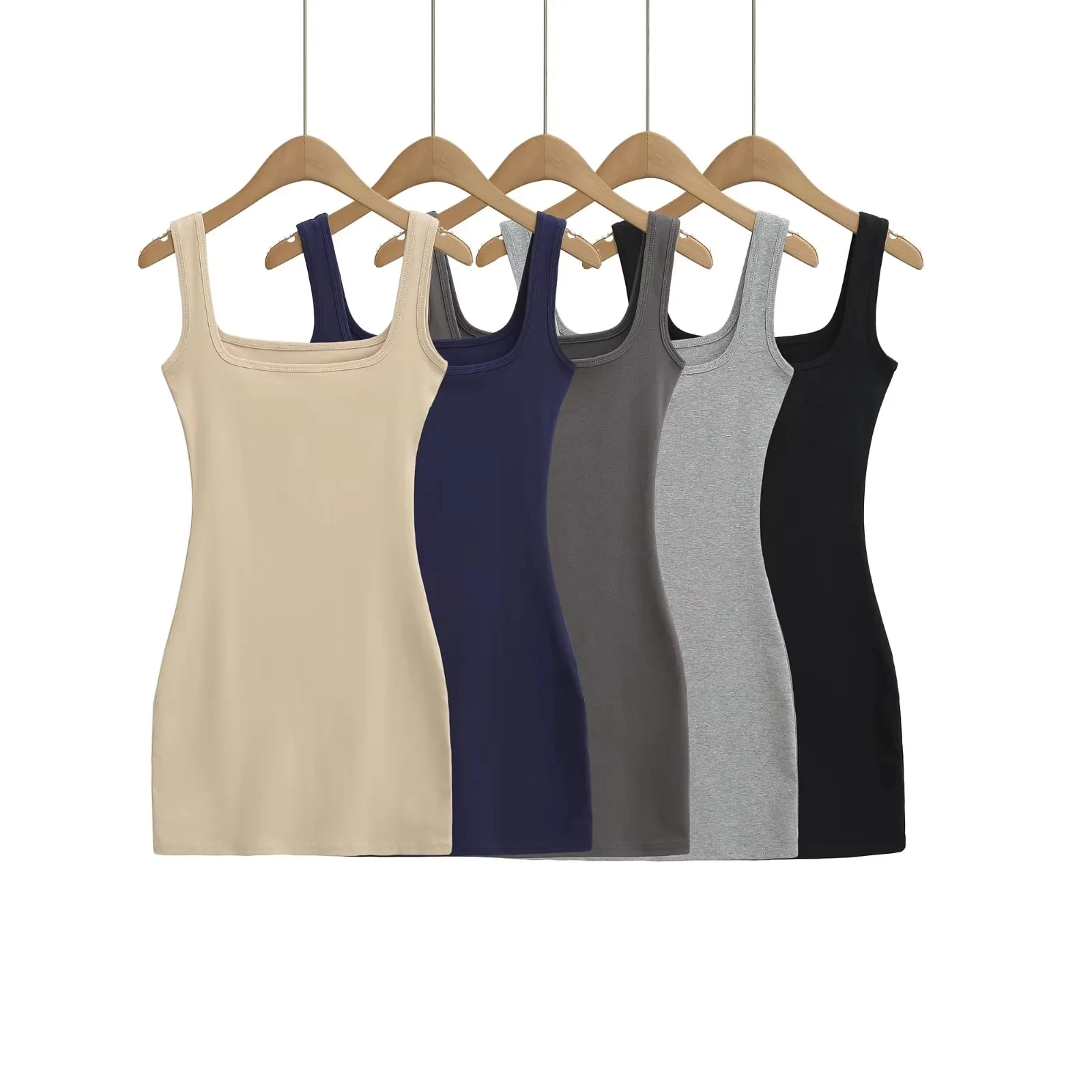 

Bla Crop Top Skirt Women's Slim Fit Summer New Sle High Waist ort Skirt Sexy Girl Sle No Sve Strap Dr Casual Wear