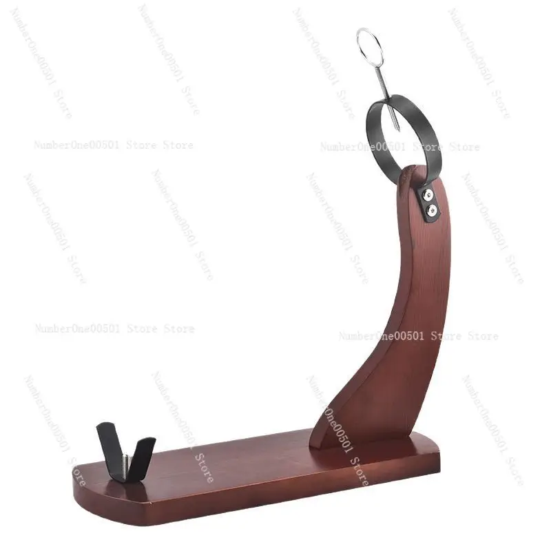 Soporte para jamón de madera de pino español, estante de exhibición Jamon, escaparate de corte de patas de cordero