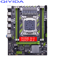 Qiyida X79 Motherboard LGA 2011 USB2.0 SATA3 Support REG ECC Memory And Xeon E5 Processor 4DDR3 PCI-E NVME M.2