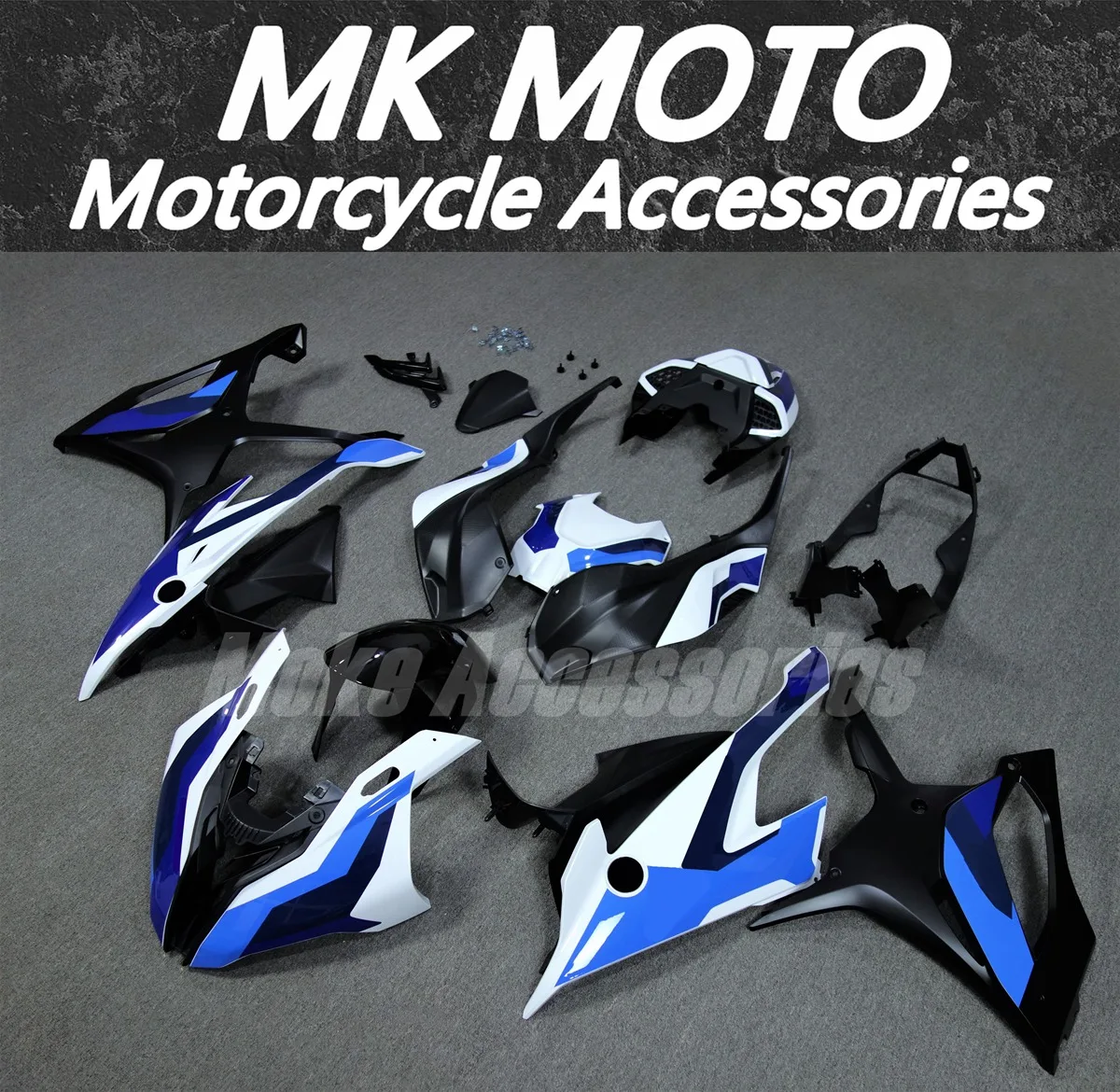 Motorcycle Fairings Kit Fit For M1000RR S1000rr 2019 2020 2021 2022 Bodywork Set 19 20-23 High Quality Injection White Blue