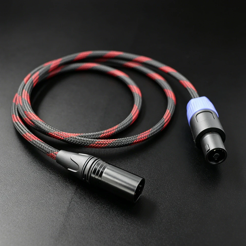 

Aouyade Speakon Male to 3-Pin XLR Female/male Cable Mic Audio Copper Wire