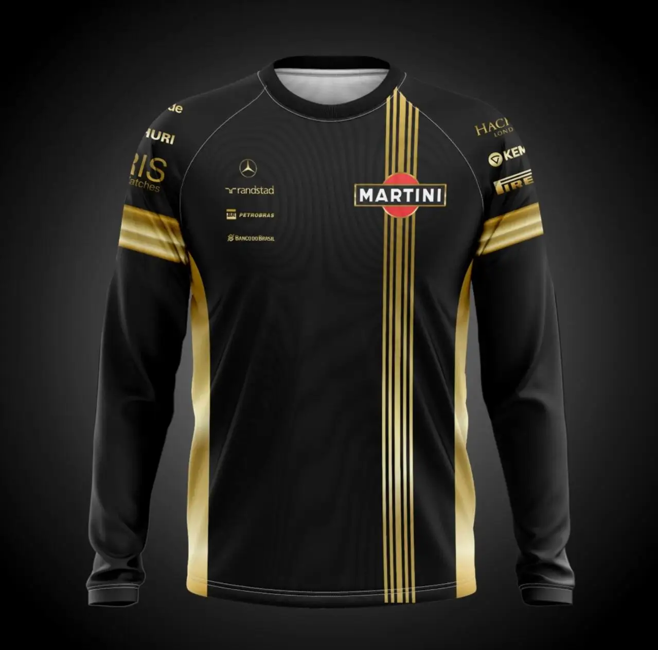 

Racing Motorcycle Long Sleeved T-shirt Camiseta Esportiva Manga Longa F Ó Rmula 1 Willians Breathable Quick Drying T-shirt