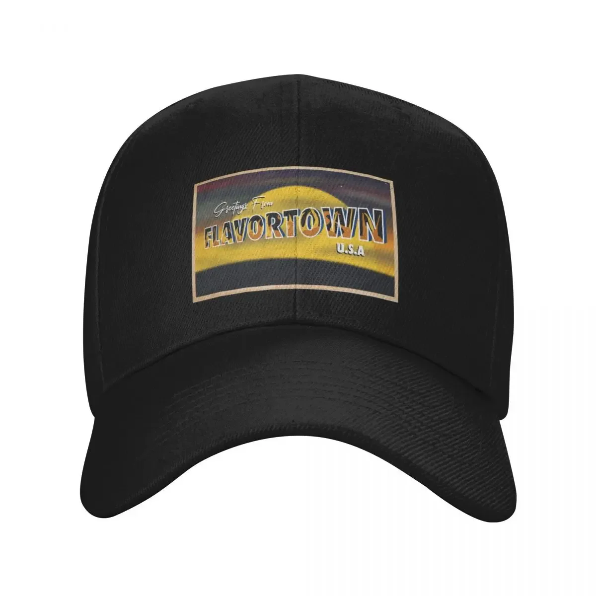 

Welcome to Flavortown Postcard Guy Fieri Baseball Cap funny hat Anime Hat summer hat Women's Golf Clothing Men's