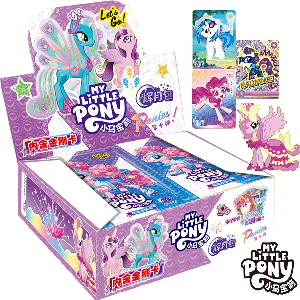 

My Little Pony Collection Card For Children Twilight Sparkle Rainbow Dash Friendship Eternal Limited Game Card Christmas Gifts