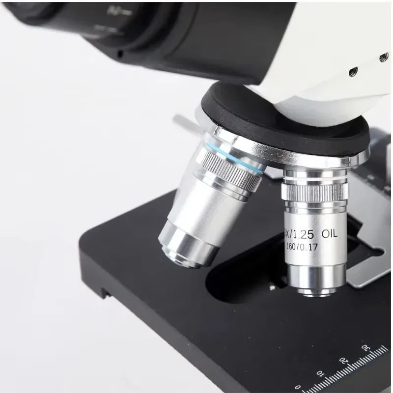 Professional laboratory research 40X-2500X compound trinocular  microscope for adults students with storage bag