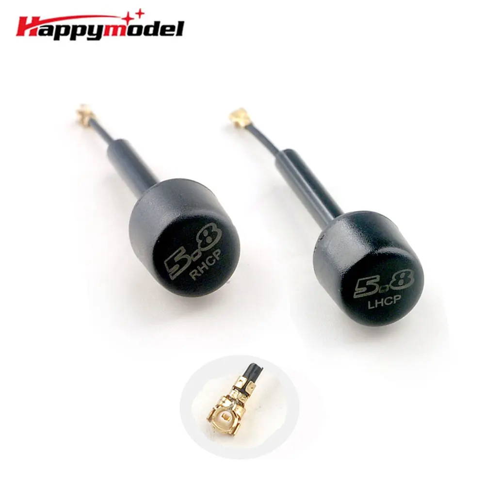 HappyModel 5.8GHz 2.5db Lollipop Omni Angle Antenna RHCP LHCP UFL Oryginalna zamiennik dla Crux35 Crux35 HD Freestyle Drones