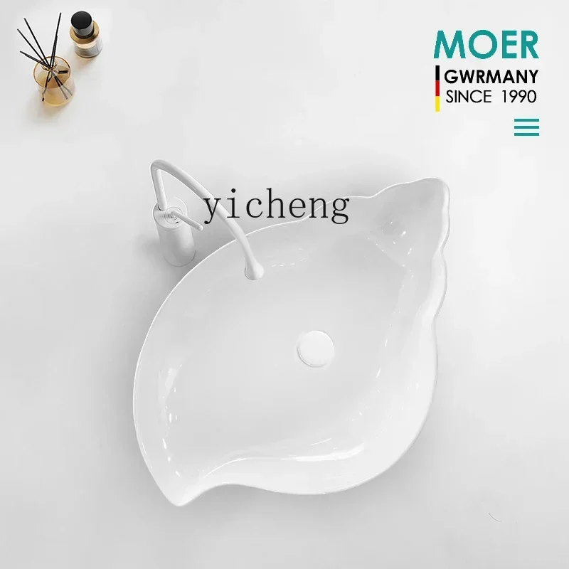 Ceramic Table Basin High-Profile Figure Special-Shaped Wash Basin Basin Washbasin Bathroom