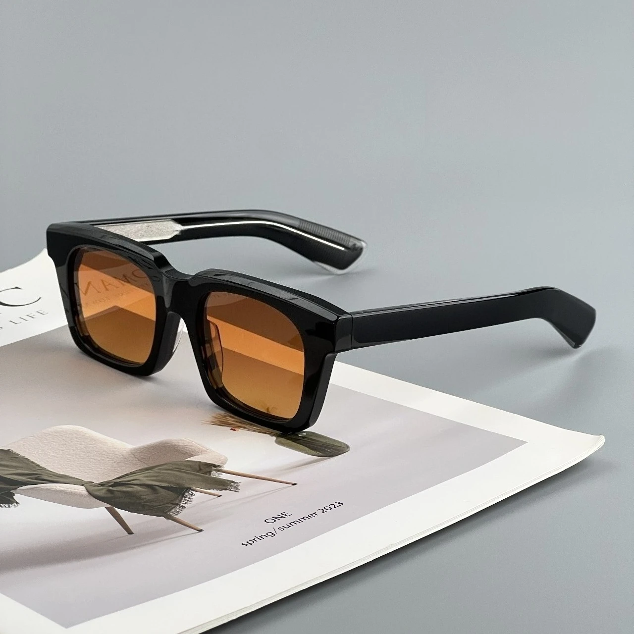 QUENTIN SIZE 50-22 Top High Quality Sunglasses for Men Classic Women Luxury Design Fashion Sun Glasses UV400 With Box